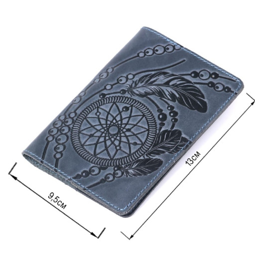 Обкладинка на паспорт SHVIGEL 13795 Блакитна