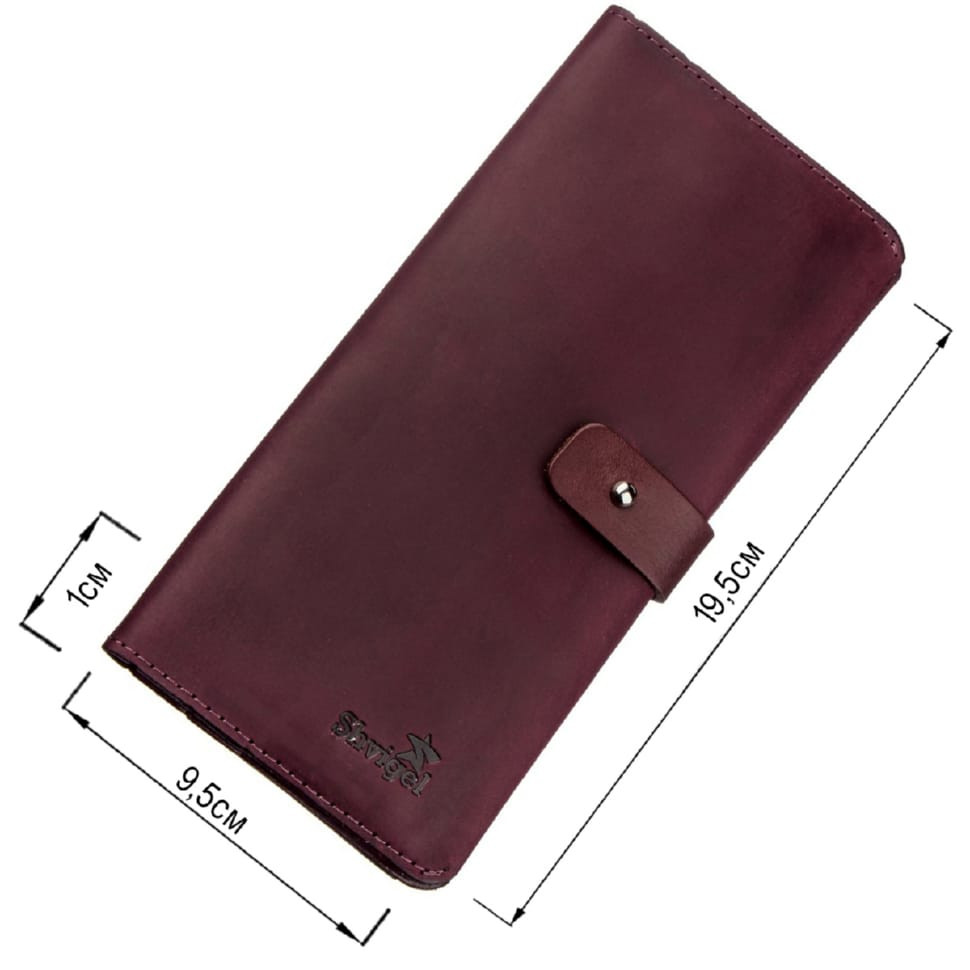 Візитниця-книжка ST Leather 19219 Синя