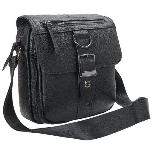 Барсетка м'яка шкіряна GIORGIO FERRETTI GF3489-1 чорна