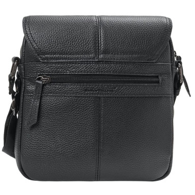 Барсетка мягкая кожаная GIORGIO FERRETTI GF3489-1 черная