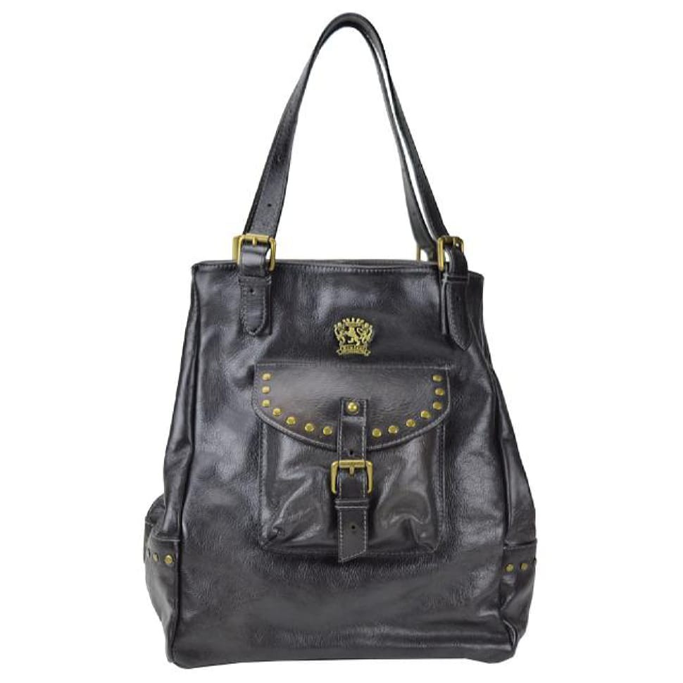 Pratesi BGR163/P - Talamone B163/P Shoulder Bag in cow leather Talamone B163/P Gray