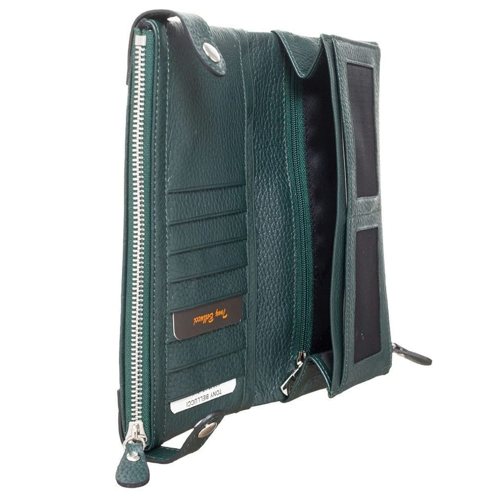 Гаманець жіночий шкіряний Tony Bellucci T800-1005 зелений