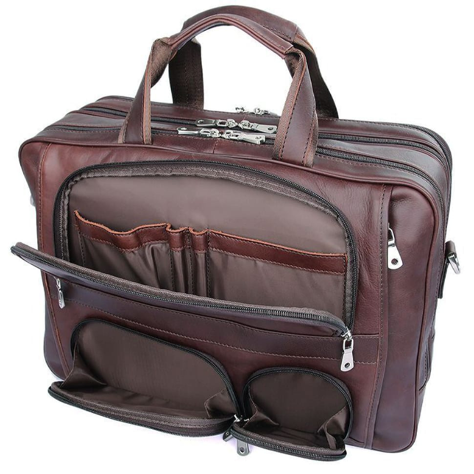 Велика шкіряна сумка 7289X John McDee