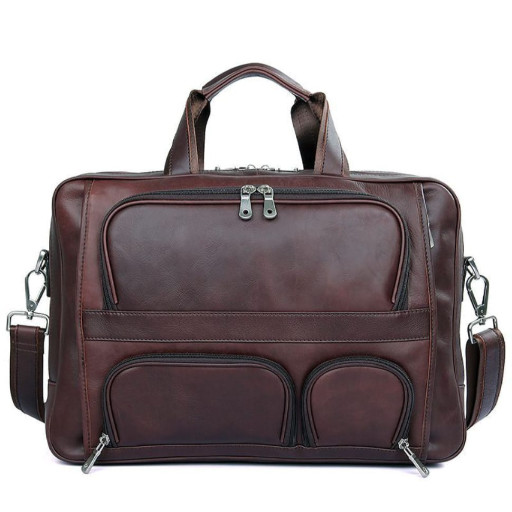 Велика шкіряна сумка 7289X John McDee