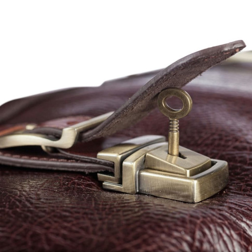 Шкіряний портфель Tony Bellucci 5015-896 рудий флотар