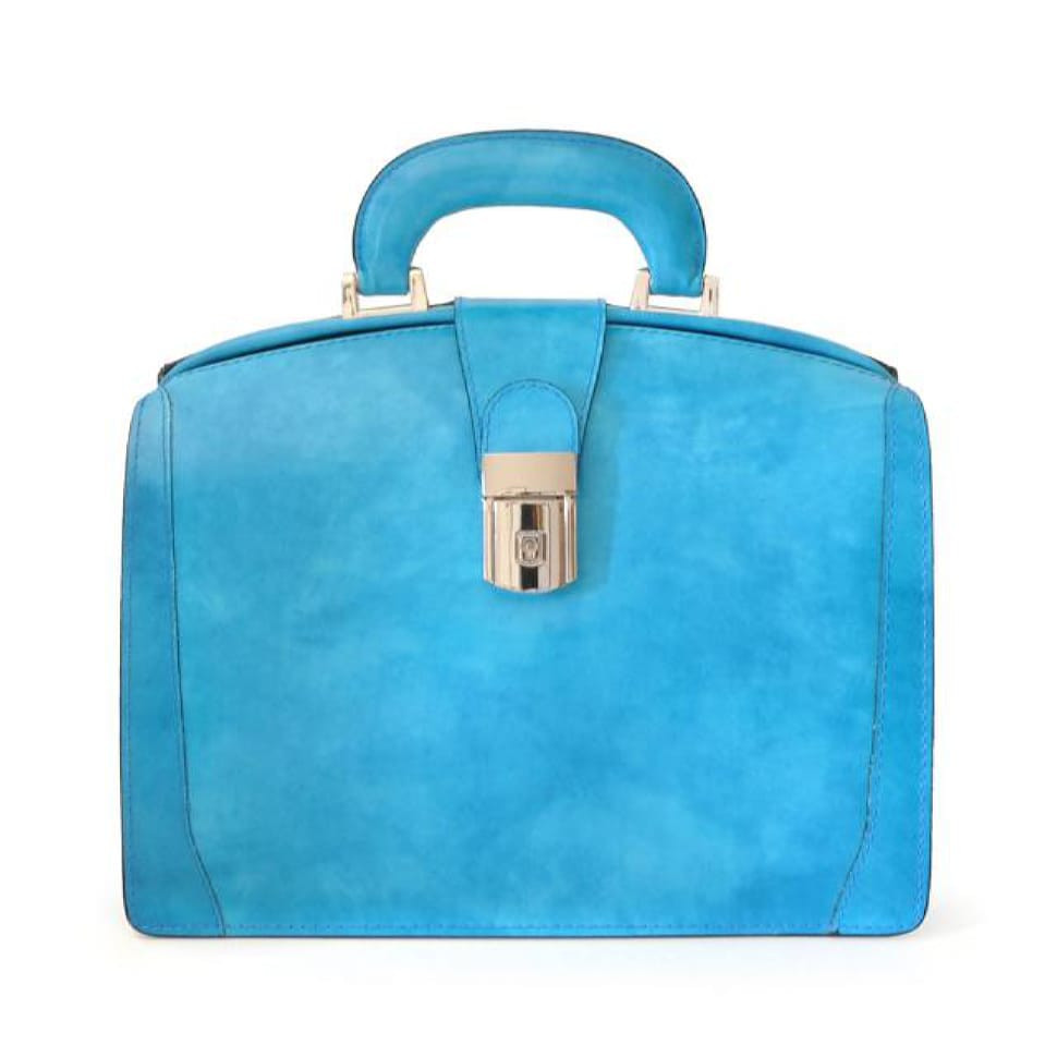 Pratesi RSB120/29T - Miss Brunelleschi R120/29T Bag in cow leather Radica Sky-Blue