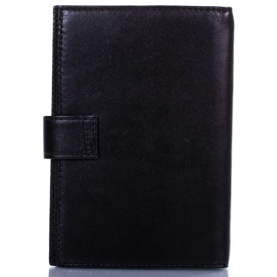 Обкладинка авто+паспорт шкіряна Desisan 102-1 чорний гладкий