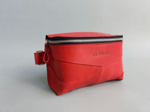 Поясна шкіряна сумка D103