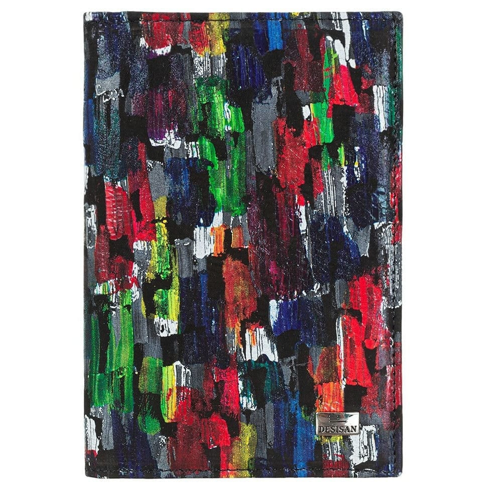 Обкладинка паспорт шкіра Desisan-734 кольорова