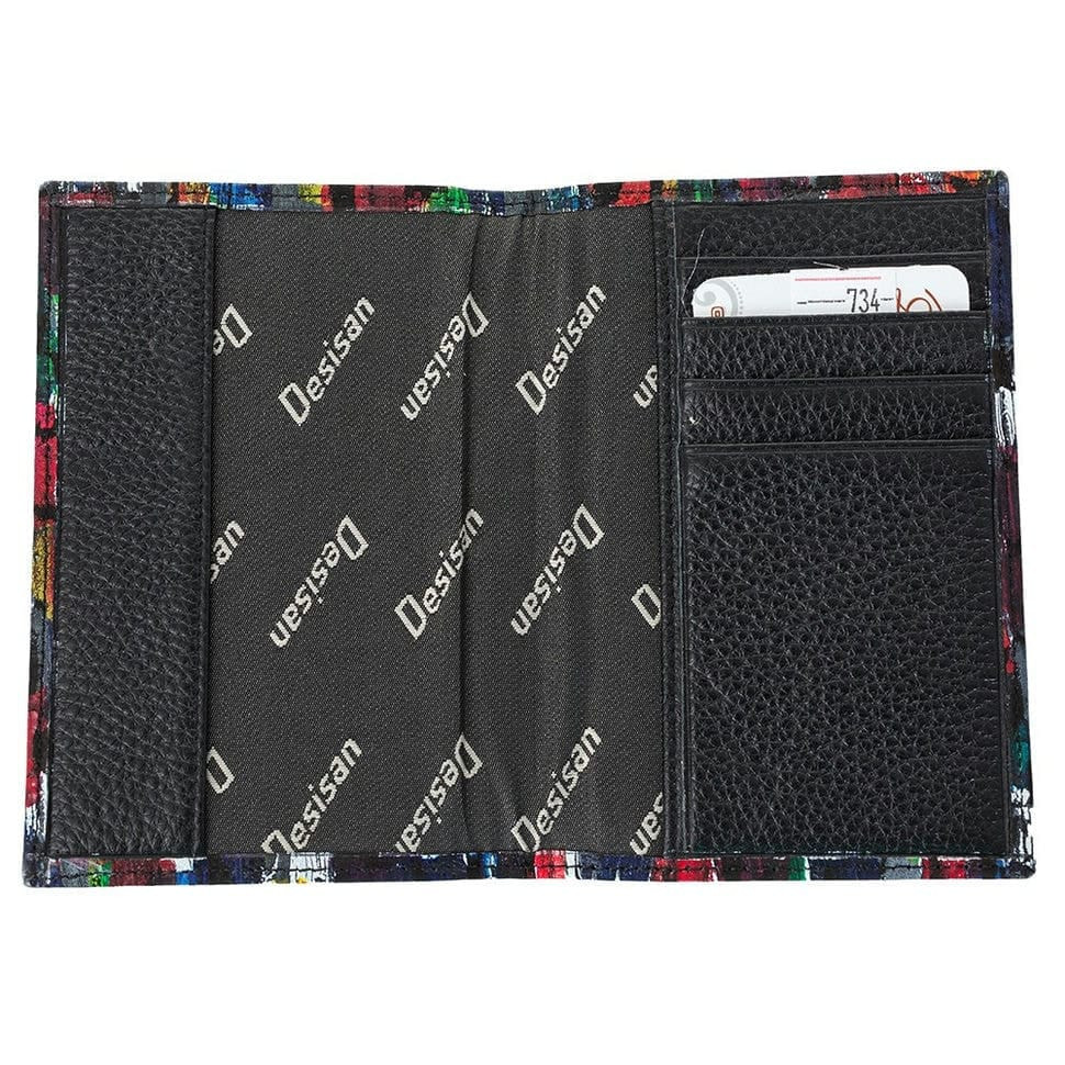 Обкладинка паспорт шкіра Desisan-734 кольорова