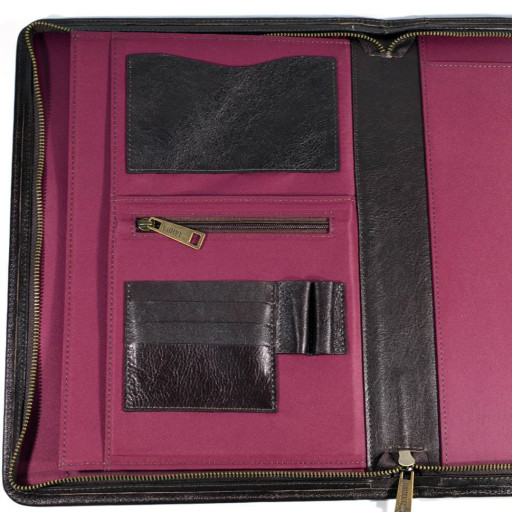 Шкіряна папка для ділових документів А4+, органайзер TARWA GC-1294-4lx