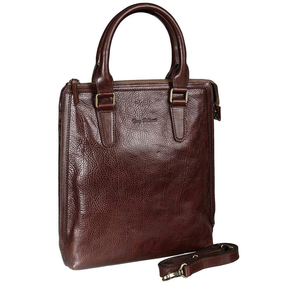 Шкіряний портфель Tony Bellucci 5036-896 рудий флотар