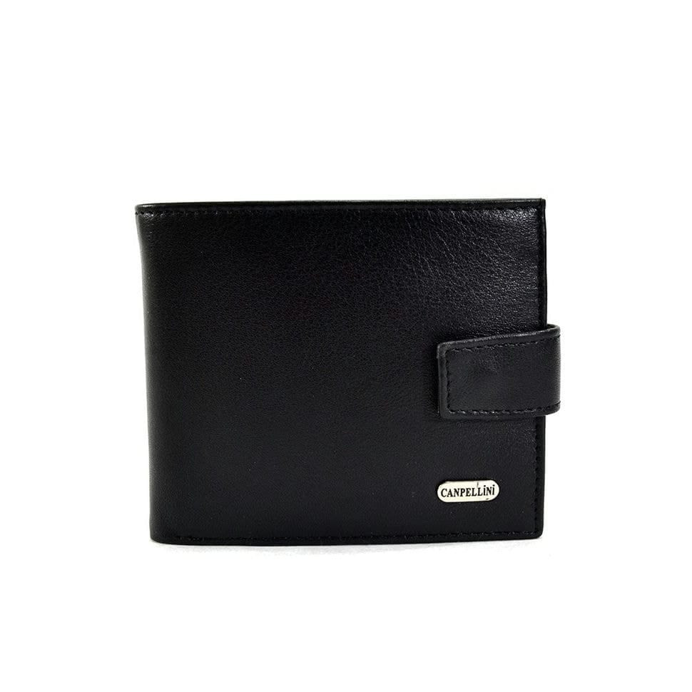 Портмоне шкіряне CANPEL 1045-1 чорний гладкий