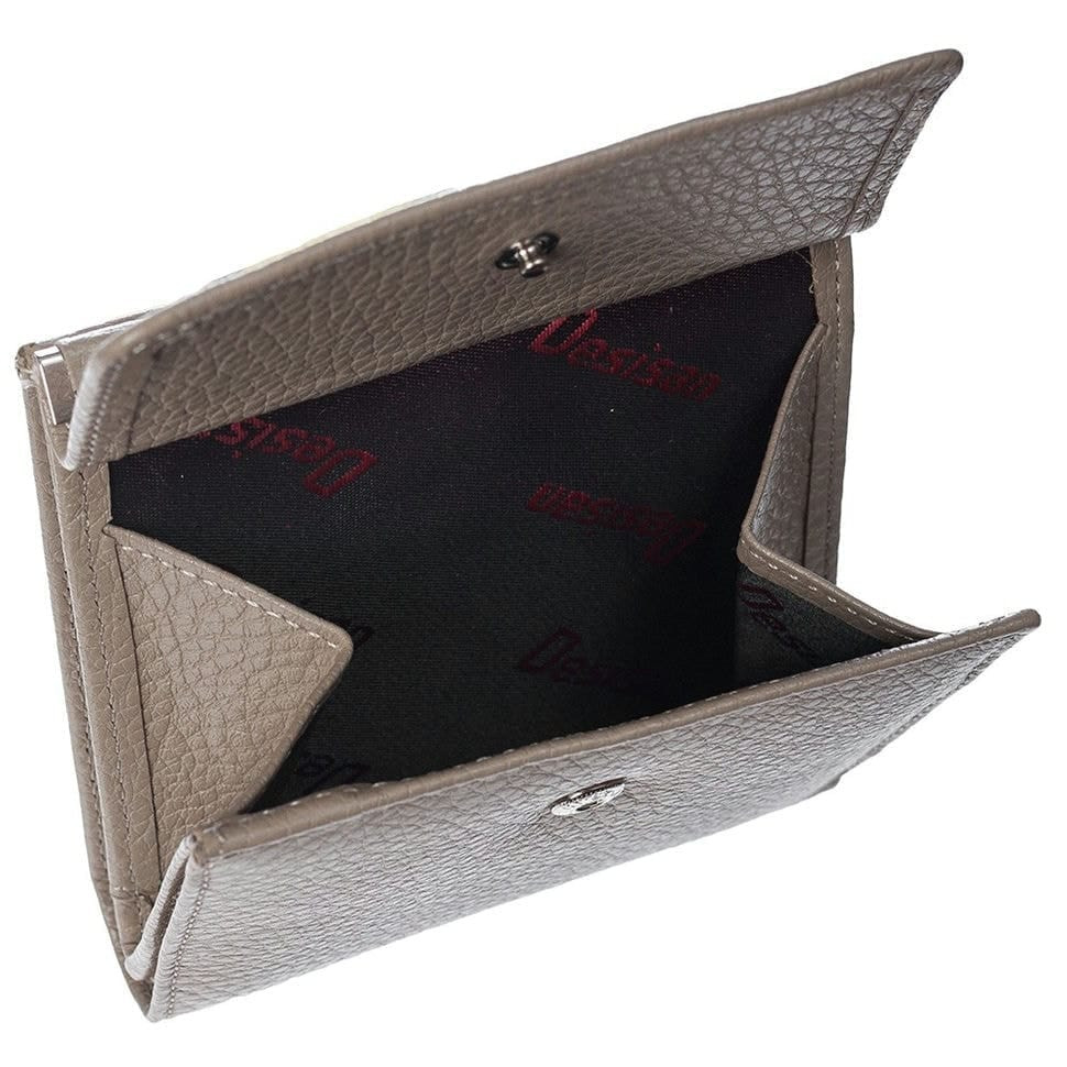 Гаманець жіночий шкіряний Desisan 067-283 бежевий флотар