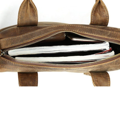 Сумка из кожи Crazy Horse, 11543 Tiding Leather