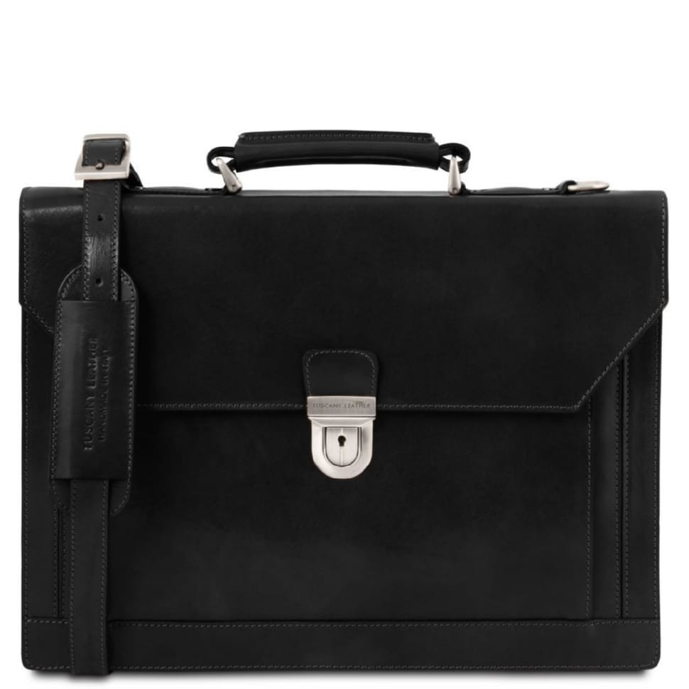 Кожаный портфель на 3 отделения от Tuscany TL141732 Cremona 