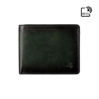 Кошелек мужской Visconti AT60 Arthur c RFID (Burnish Green)