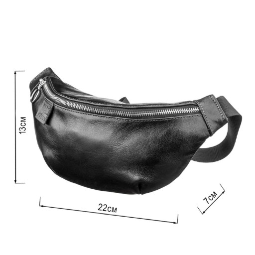 Поясна сумка GRANDE PELLE 11140 Чорна