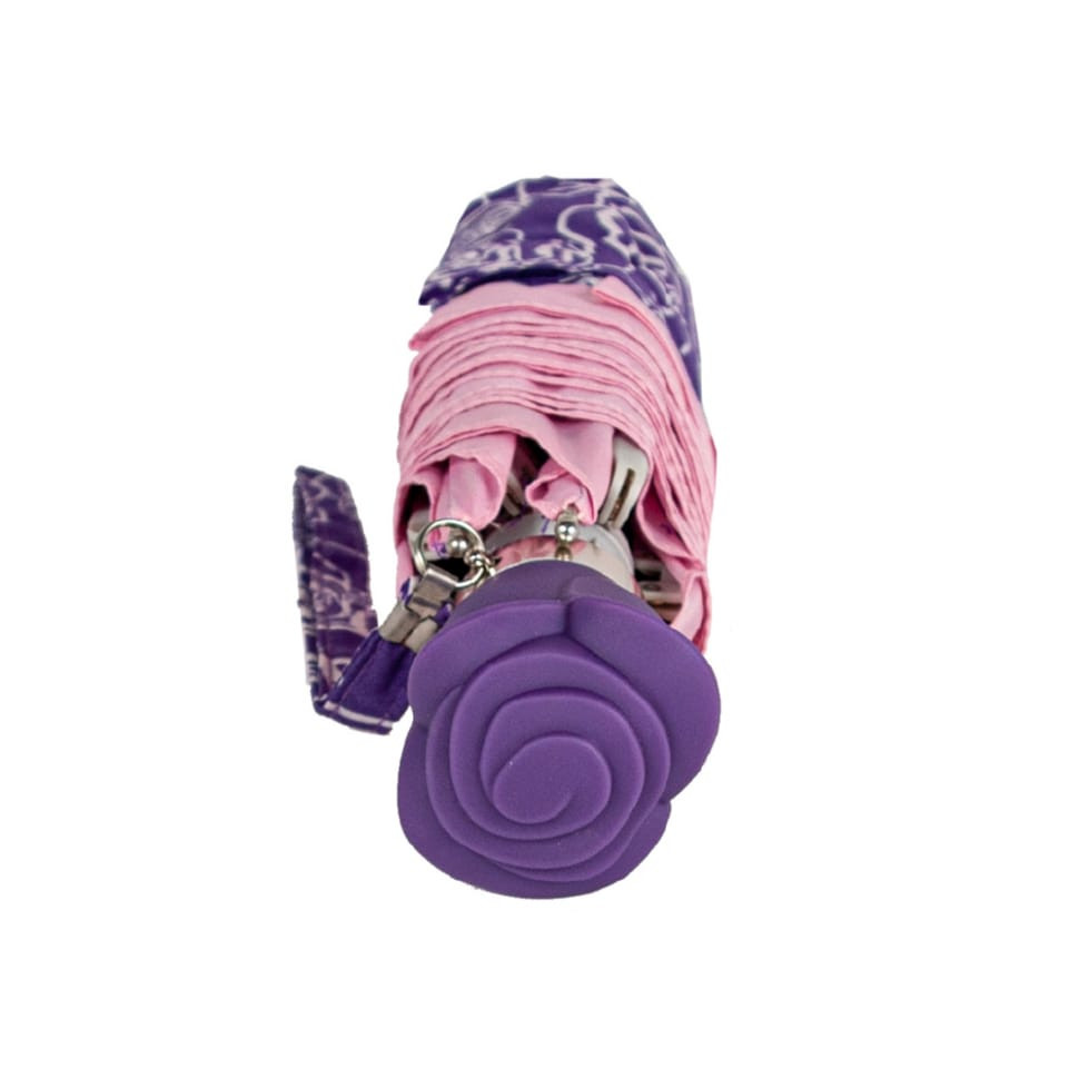 Зонт женский Fulton L926 Curio-2 UV Sketchy Rose (Эскиз розы)