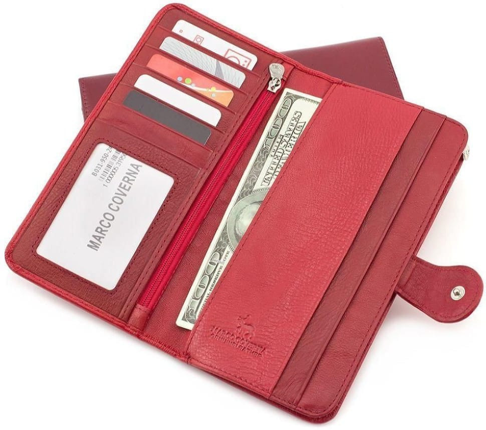 Жіночий гаманець червоний Marco Coverna (17873) B031-950-2