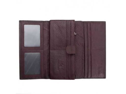 Коричневий шкіряний гаманець MARCO COVERNA MC1415-9