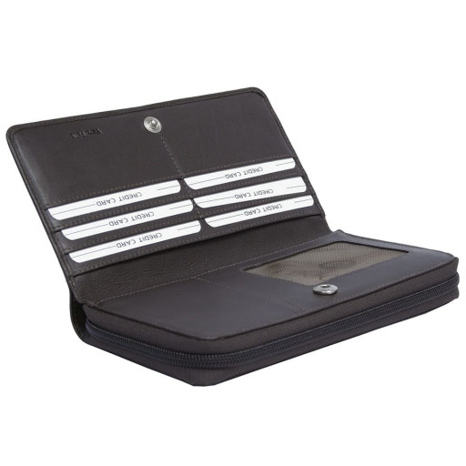 Шкіряне портмоне Cortina 5007 moro коричневий