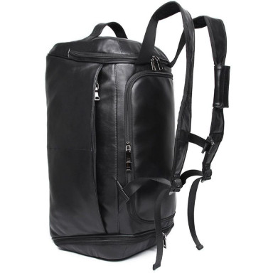 Large travel leather bag X-6010A John McDee