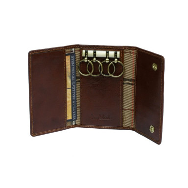 Ключниця шкіряна Italico 2532 cognac коньячний