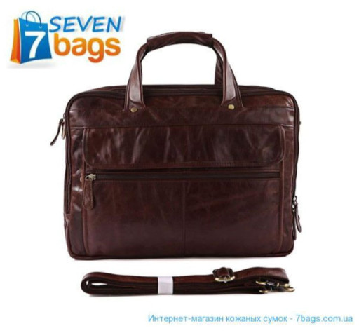 Шкіряна сумка JD7146C, бріфкейс, дорожня сумка