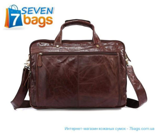 Шкіряна сумка JD7146C, бріфкейс, дорожня сумка