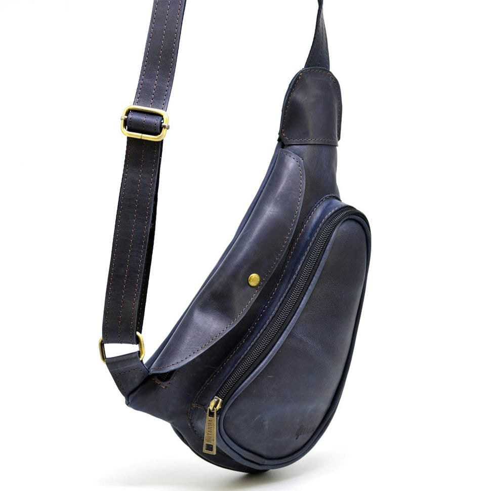 Mini backpack made of genuine leather on one shoulder TK-3026-3md TARWA