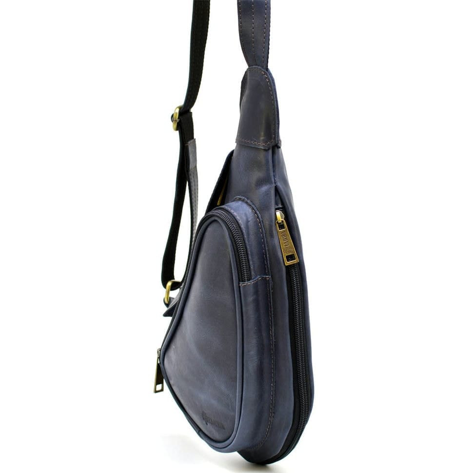 Mini backpack made of genuine leather on one shoulder TK-3026-3md TARWA