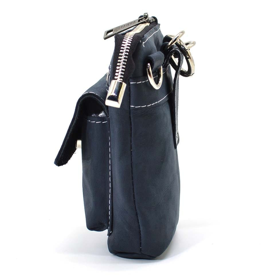 Маленька чоловіча сумка на пояс, через плече, на сині джинси TARWA RK-1350-3md