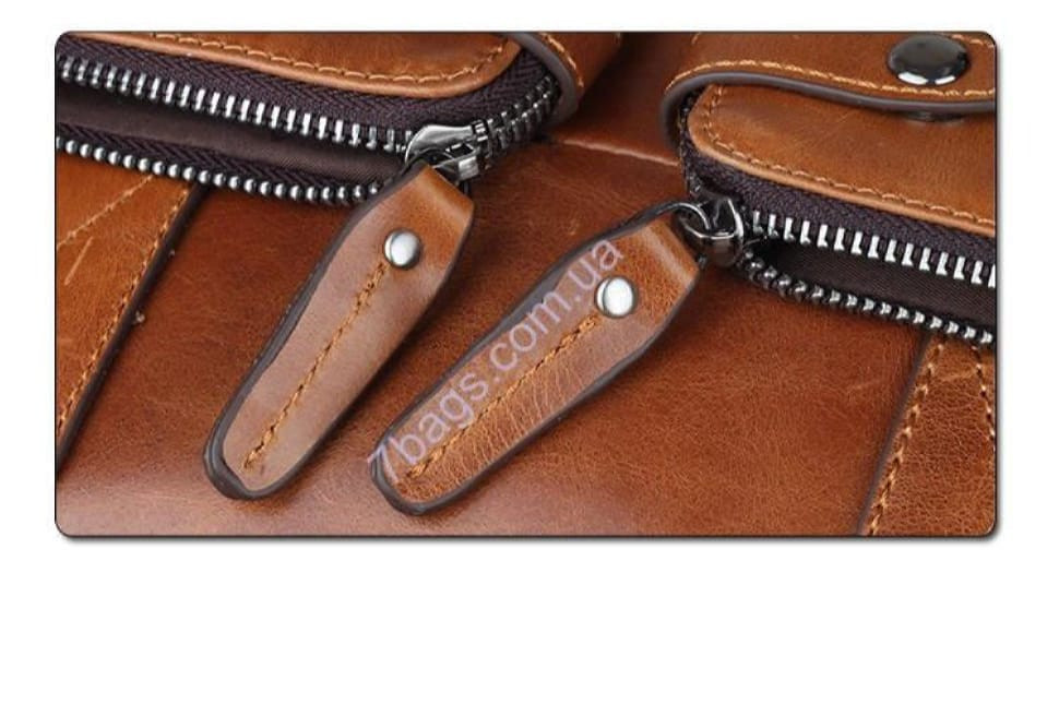 Стильний чоловічий портфель, сумка з натуральної шкіри tiding 10893