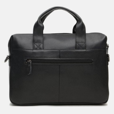 Men's leather bag Keizer k17122a-black