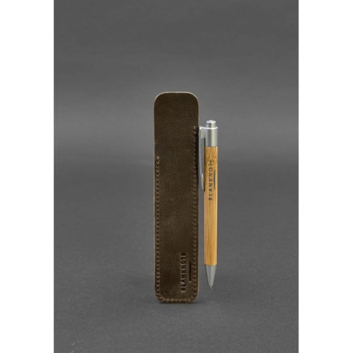 Шкіряний чохол для ручки 2.0 Темно-коричневий