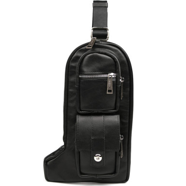 Leather backpack sling backpack with one harness GA-0062-3md TARWA