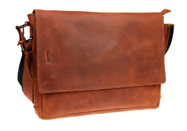 Large leather document bag A4 Sullivan 742-17-1(50)