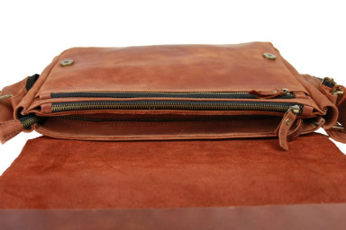 Large leather document bag A4 Sullivan 742-17-1(50)