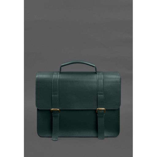 Шкіряна сумка-портфель Porte зелений