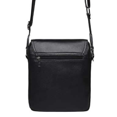 Men's leather shoulder bag Keizer K13508-black