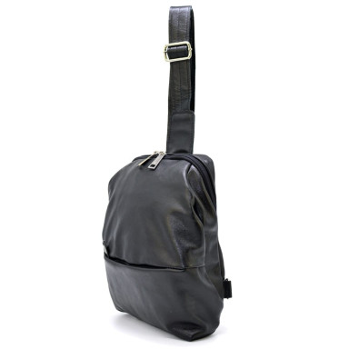 Mens leather sling, backpack over one shoulder TARWA GA-1905-3md