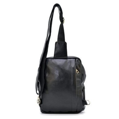 Mens leather sling, backpack over one shoulder TARWA GA-1905-3md