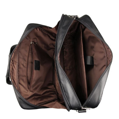 Beautiful and roomy travel bag made of genuine leather John McDee JD7319A