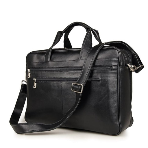 Красива і містка дорожня сумка з натуральної шкіри John McDee JD7319A