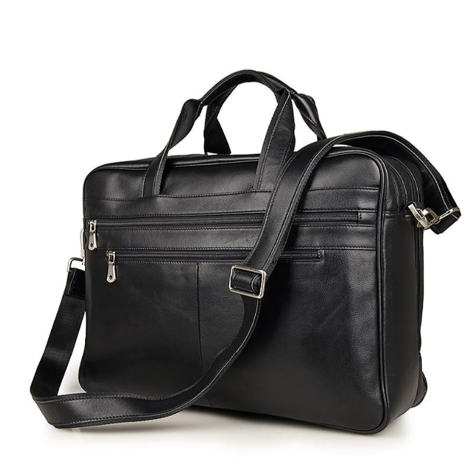 Красива і містка дорожня сумка з натуральної шкіри John McDee JD7319A