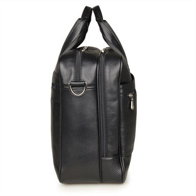 Beautiful and roomy travel bag made of genuine leather John McDee JD7319A