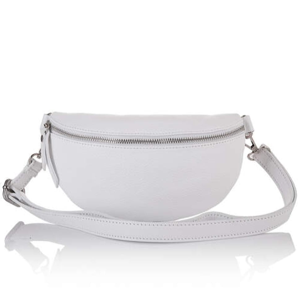 Сумка на пояс кожаная Virginia Conti Italy - Art2204white