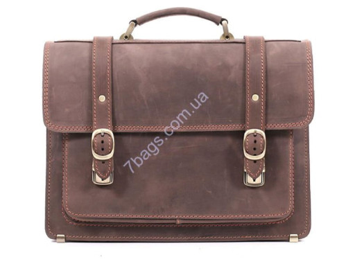 Вантажний чоловічий портфель з кінської шкіри Crazy Horse SPS1