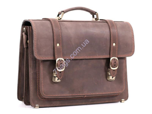 Вантажний чоловічий портфель з кінської шкіри Crazy Horse SPS1